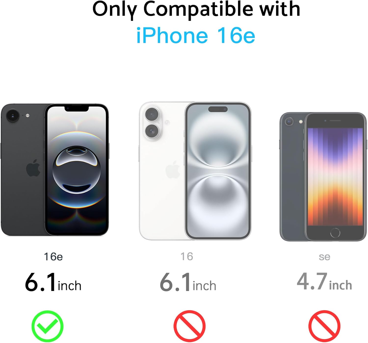 Thumbnail 6 de Anqrp Matt Zero Serie Hülle für iPhone 16e/17e – schlank, robust, kabellos kompatibel