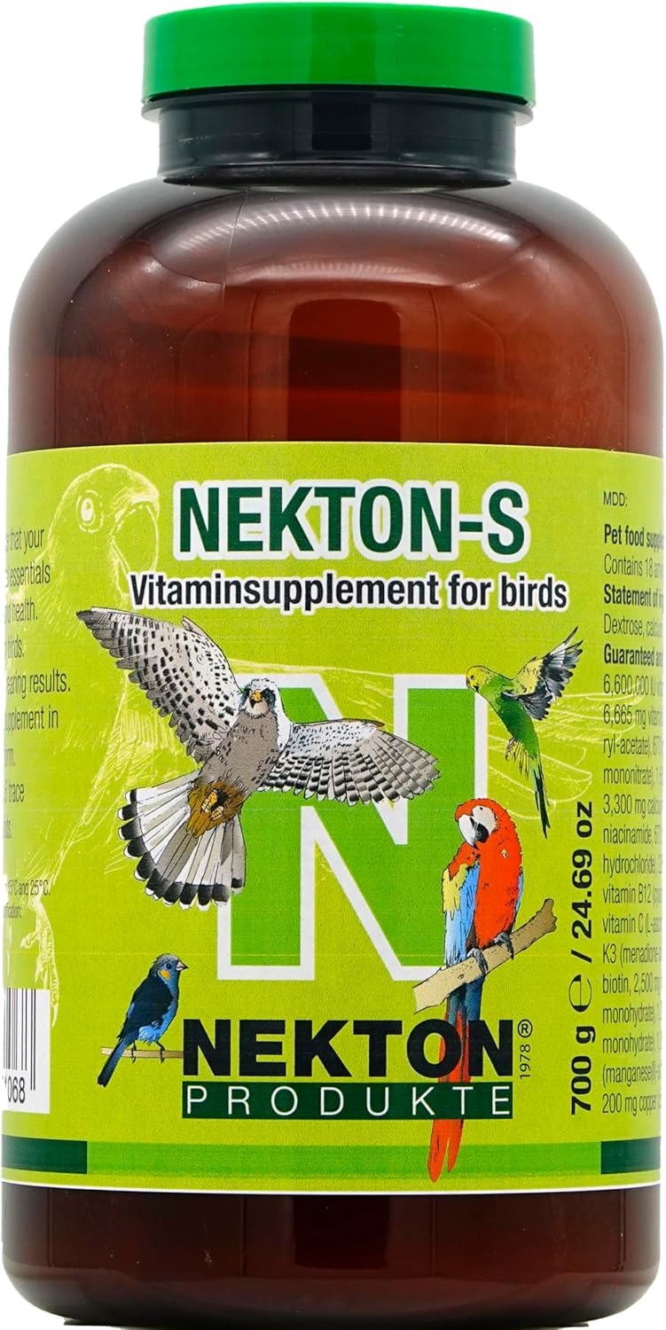 Detalle de Nekton NEKTON-S – proszek multiwitaminowy dla ptaków, 13 witamin, 700 g