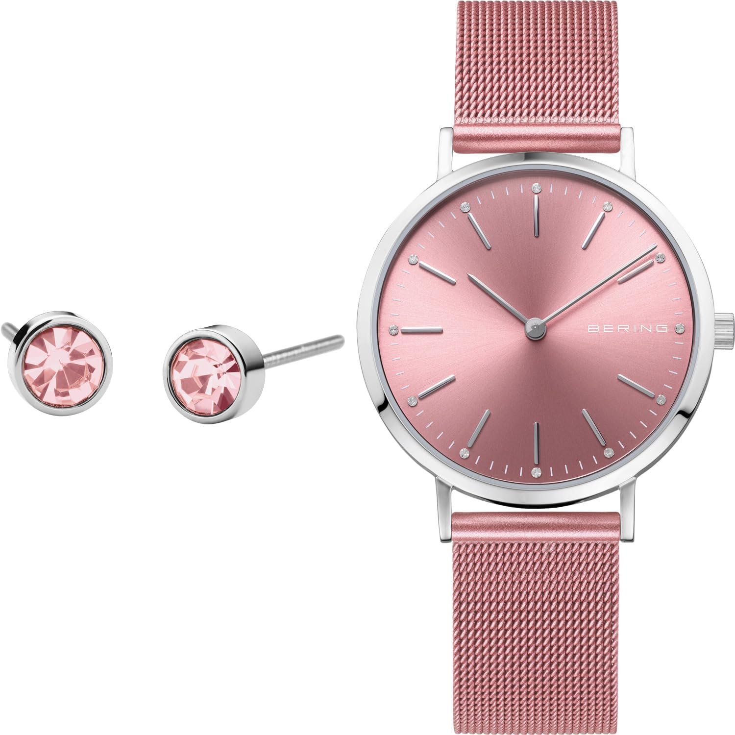 Thumbnail 5 de BERING 14134 Montre À Quartz pour Femme – Élégance minimaliste en acier IP et bracelet Milanais