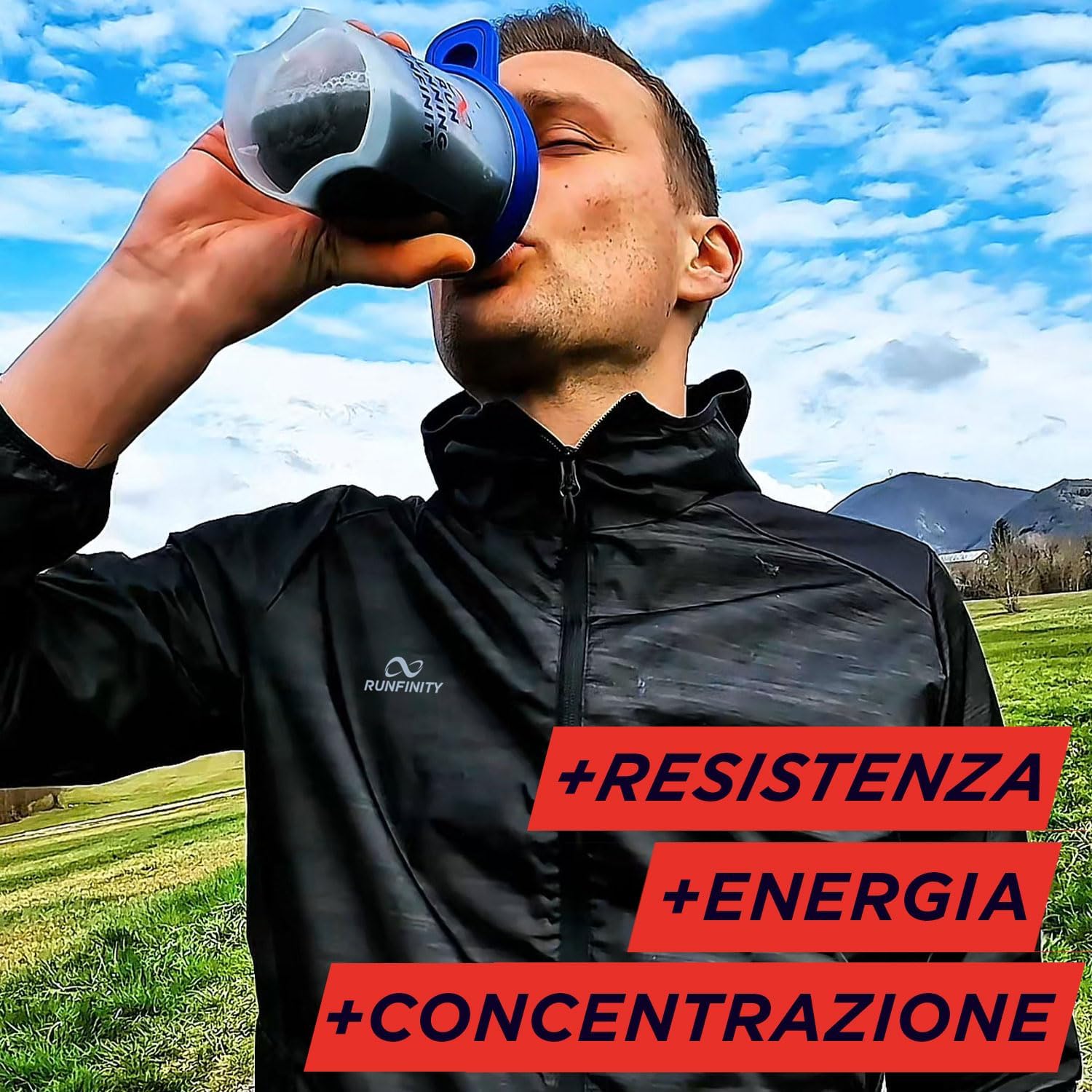 Thumbnail 2 de Pre Workout Runfinity – Booster di Energia a Lunga Durata per Prestazioni Massime