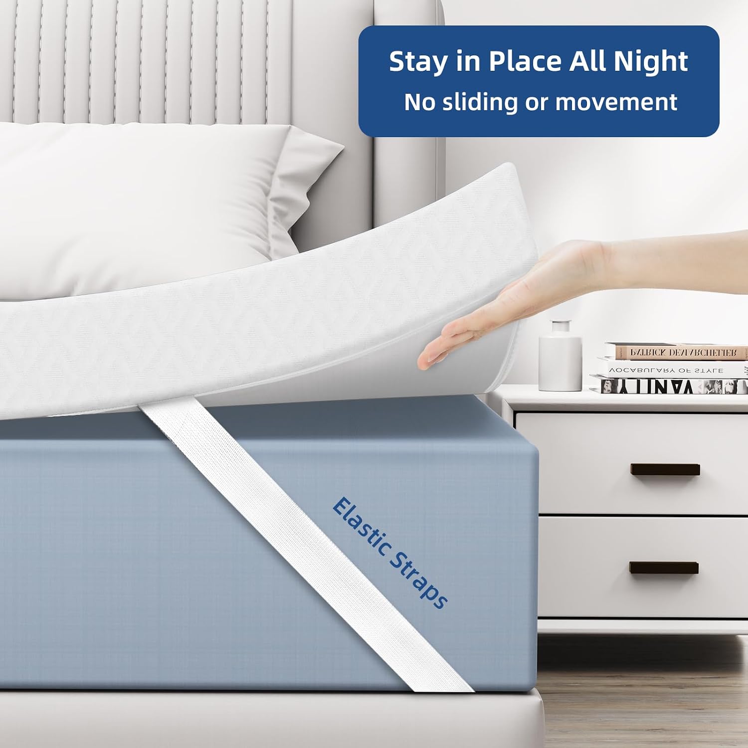Detalle 2 de Doubleslee Gel-infused Memory Foam Topper 10cm