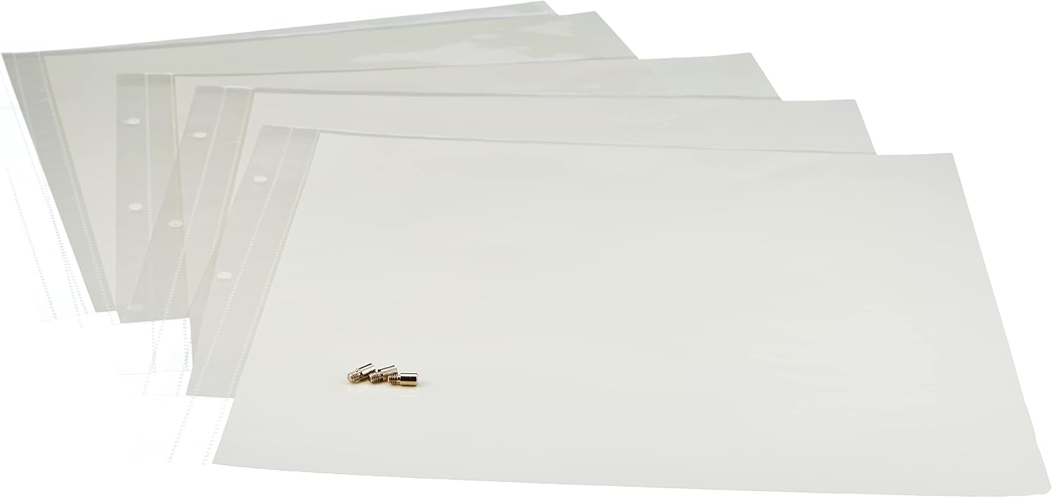 Detalle de Artemio VIAP01 plastfickor för fotoalbum, 10-pack i polyester, 30,5 x 30,5 cm