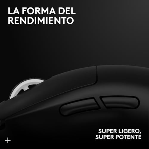 Detalle de Logitech G Pro X Superlight 2: ratón inalámbrico gaming ultraligero de 60 g con sensor HERO 2 y 8 kHz