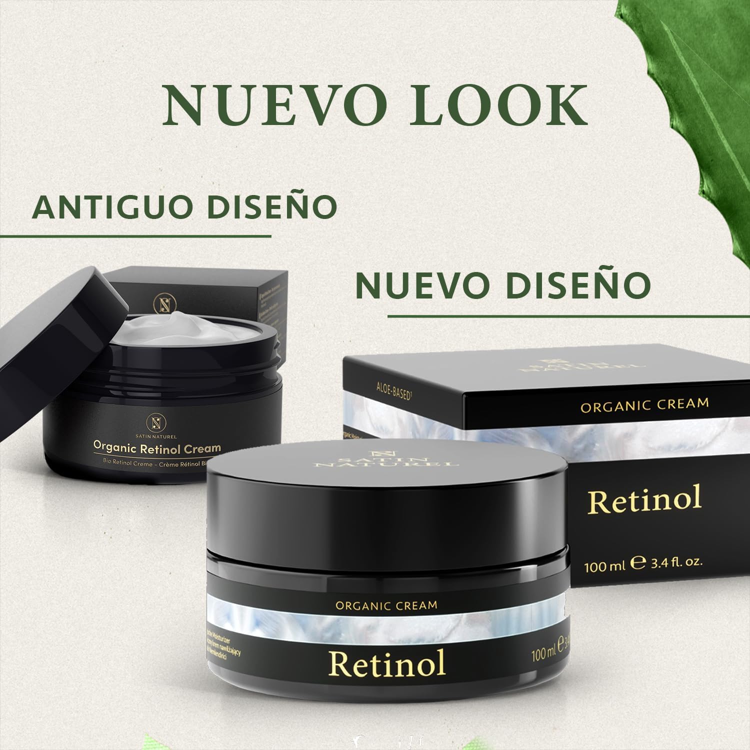 Detalle de Satin Naturel Crema Hidratante Facial 100 ml