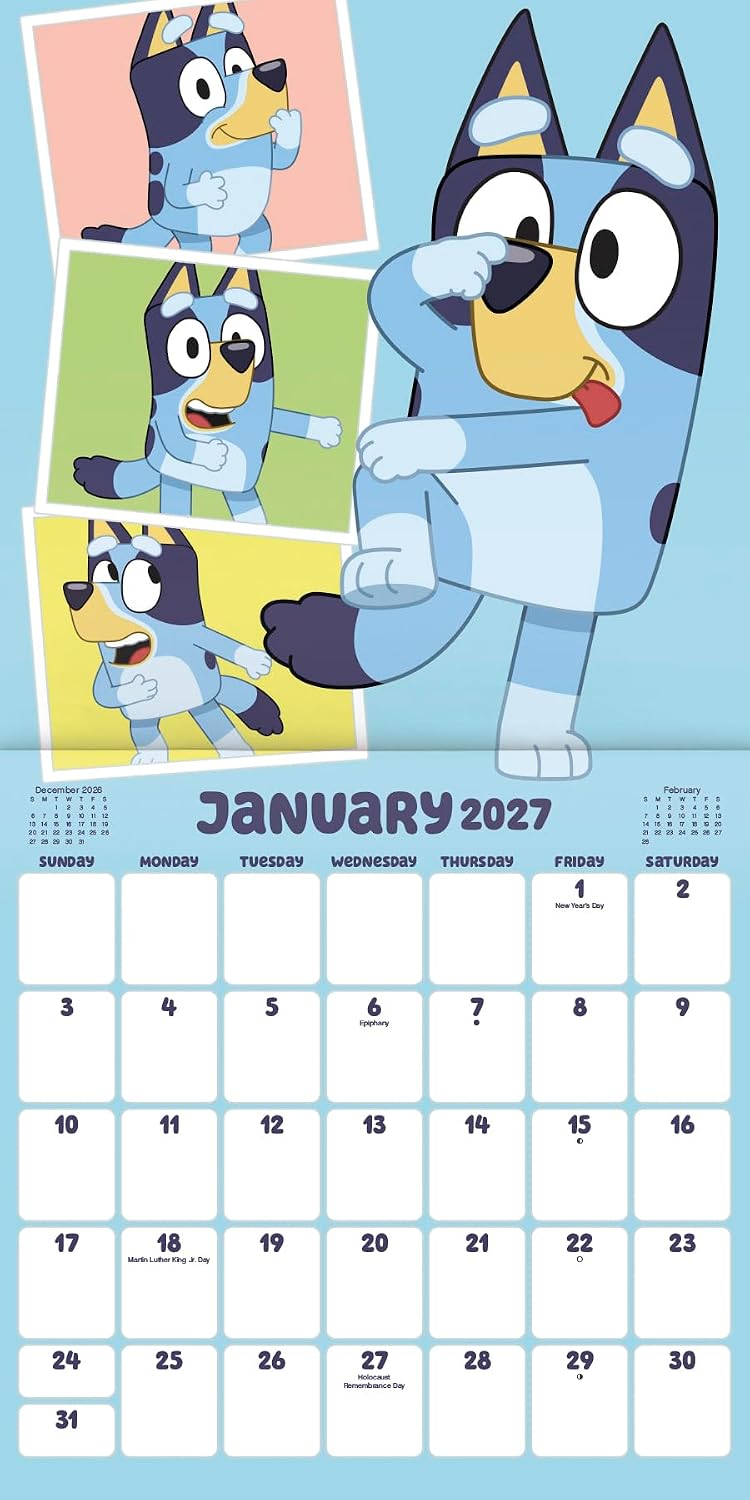 Thumbnail 1 de Bluey Wall Calendar 2027