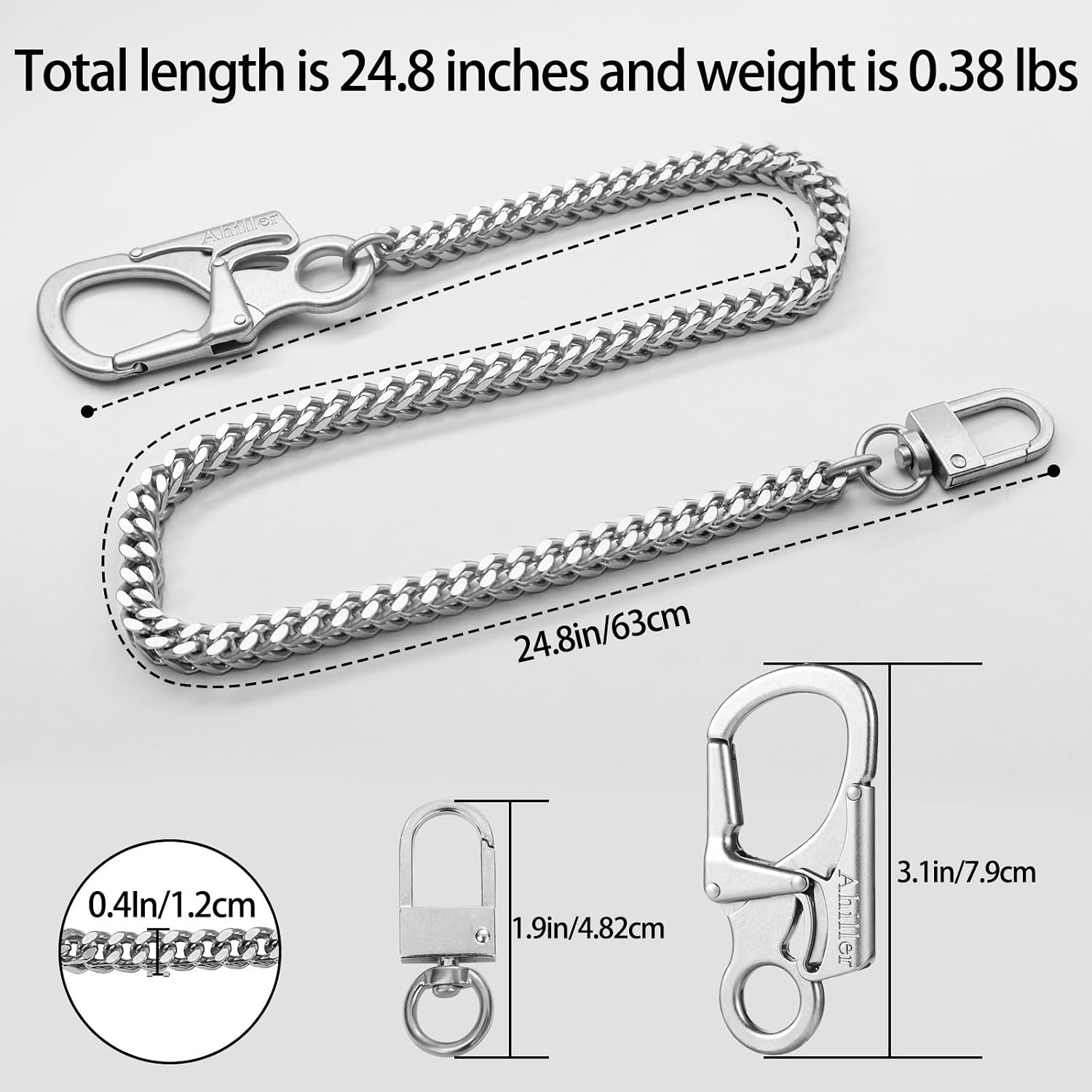 Thumbnail 2 de Ahiller keychain wallet chain 61-63cm