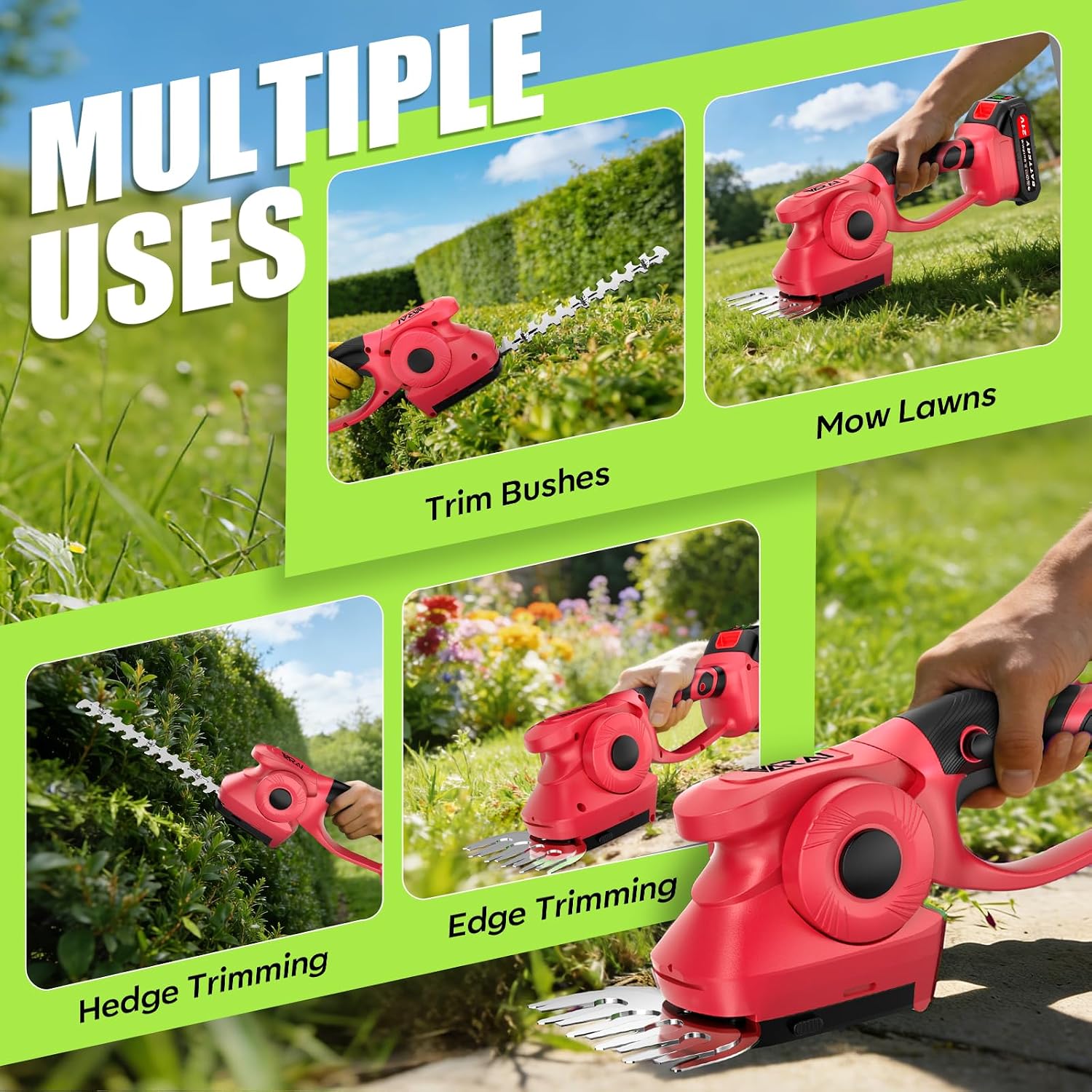 Thumbnail 6 de Supleap Cordless Hedge Trimmer 600W