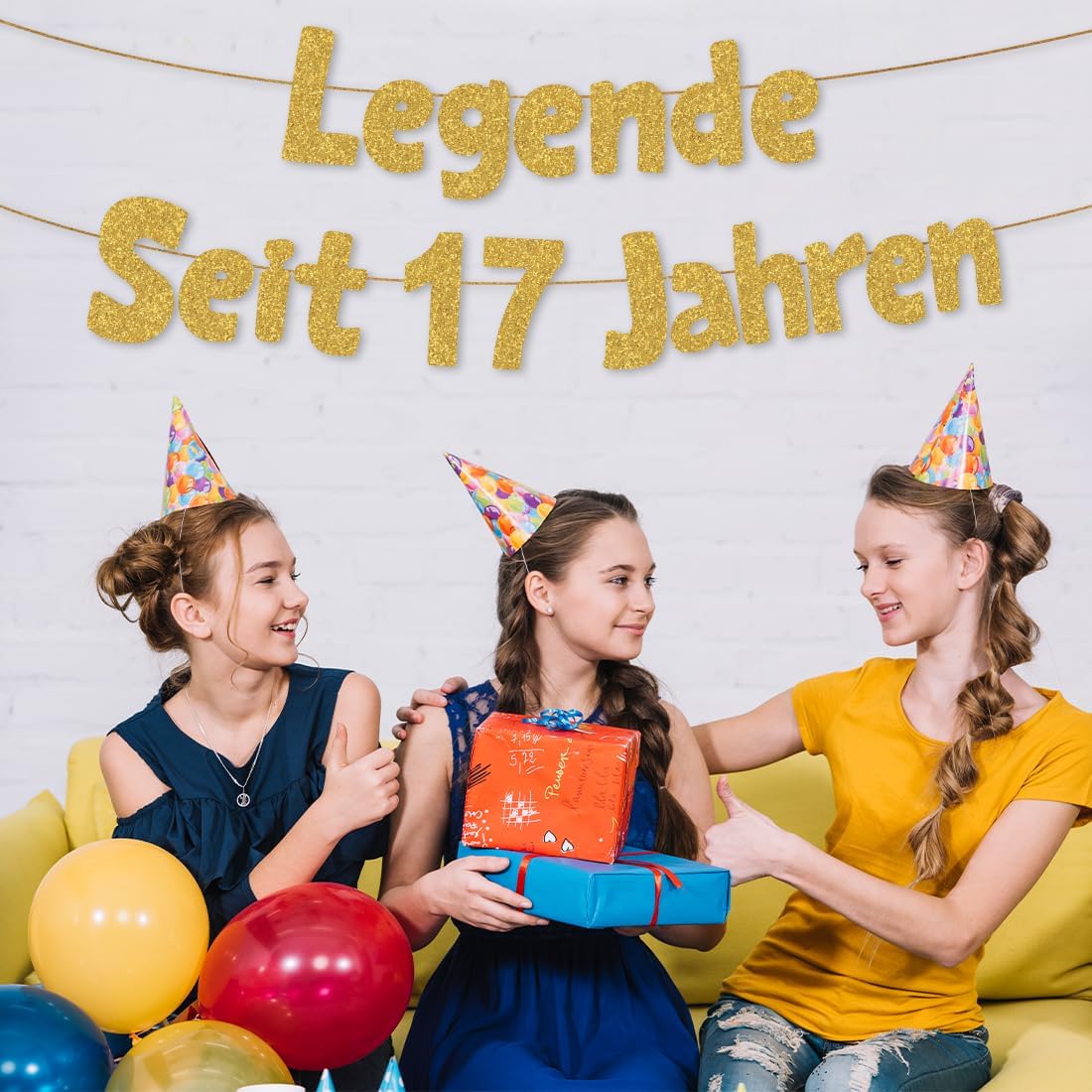 Thumbnail 4 de HUKUMA Legende „Seit 17 Jahren“ – Banner zur 17. Geburtstagsfeier (1,5 m)
