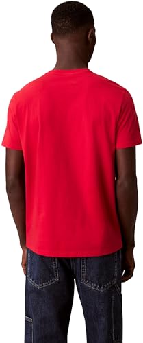 Thumbnail 1 de Calvin Klein Camiseta SS Classic Monogram tee LV04RD254G para hombre en rojo Adrenaline Rush (talla M)