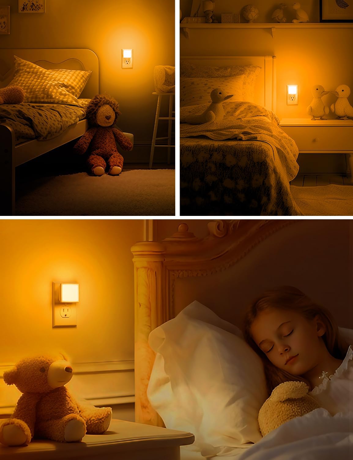 Thumbnail 4 de L LOHAS LED GY-005-07-6 Plug-In Amber Night Lights, Dusk-to-Dawn Sensor, 6-Pack