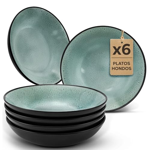 Twinzee 6 assiettes creuses sage 🍃