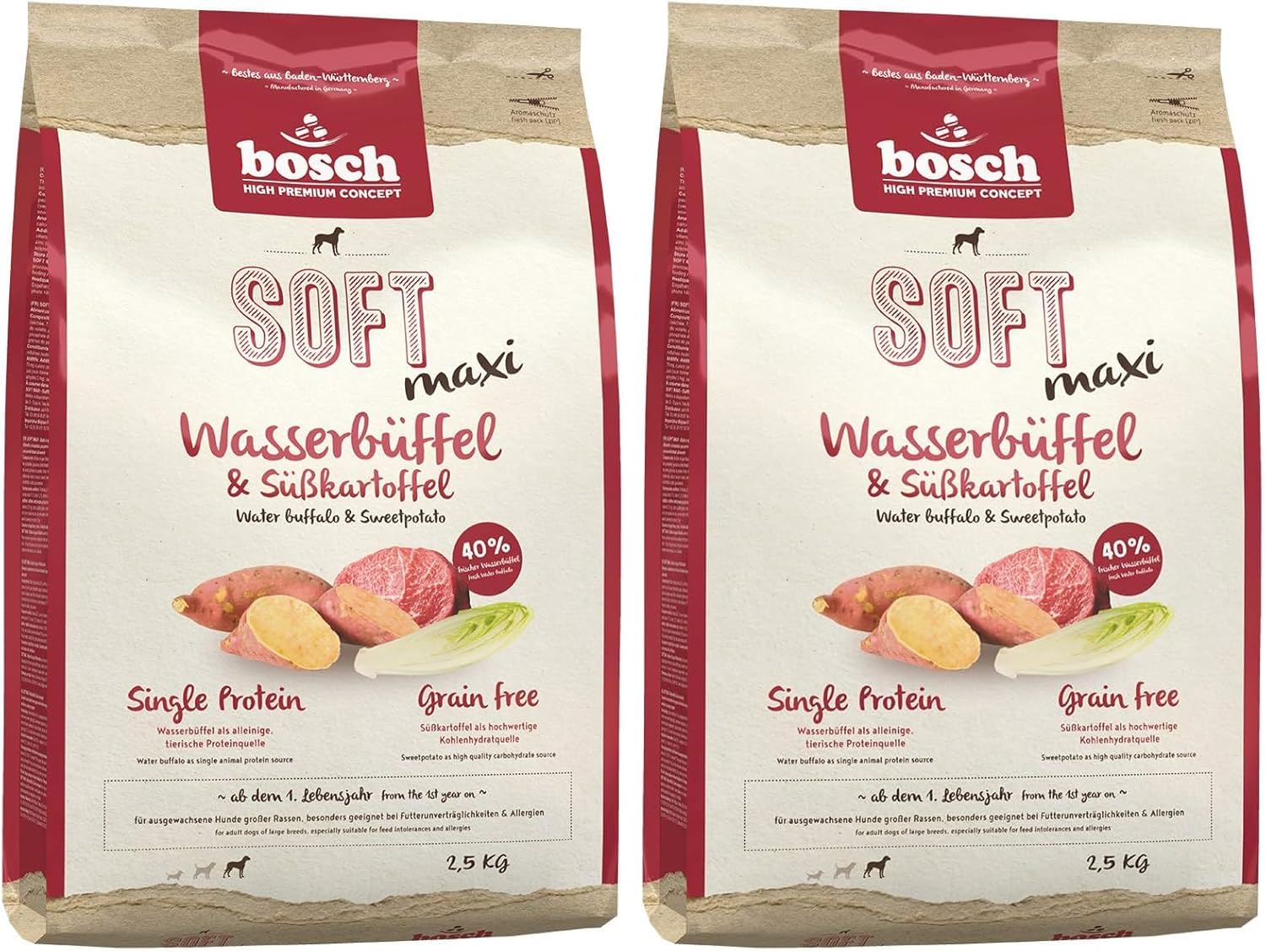 Detalle de bosch HPC SOFT Maxi 2,5 kg Hundefutter