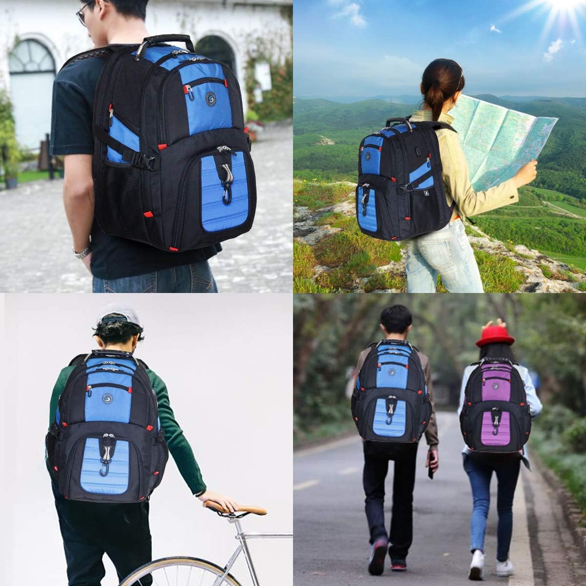 Detalle de SHRRADOO Travel Laptop Backpack 50L
