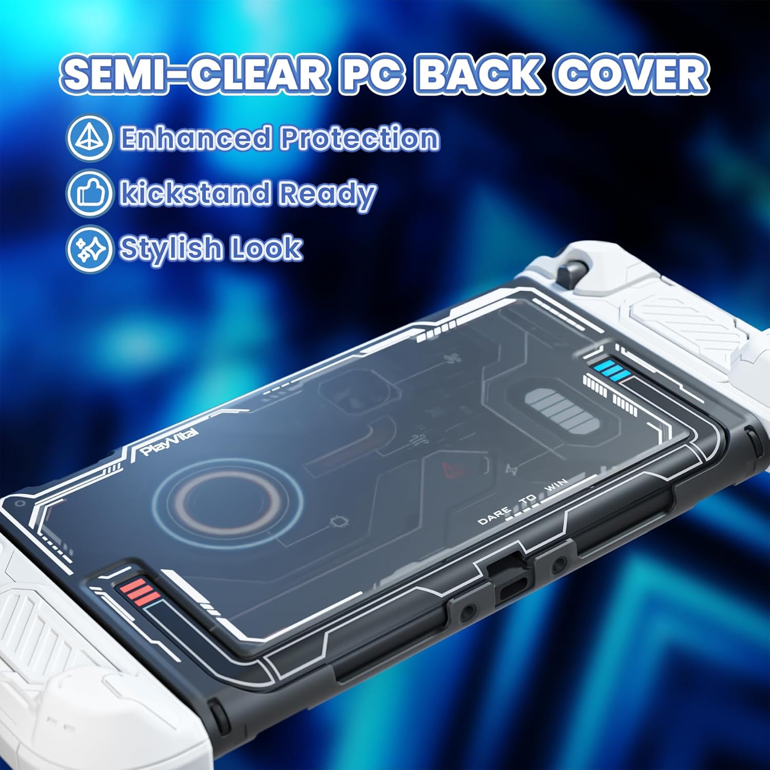 Thumbnail 3 de PlayVital Protective Case for Nintendo Switch 2 with Mecha Ergonomic Grips