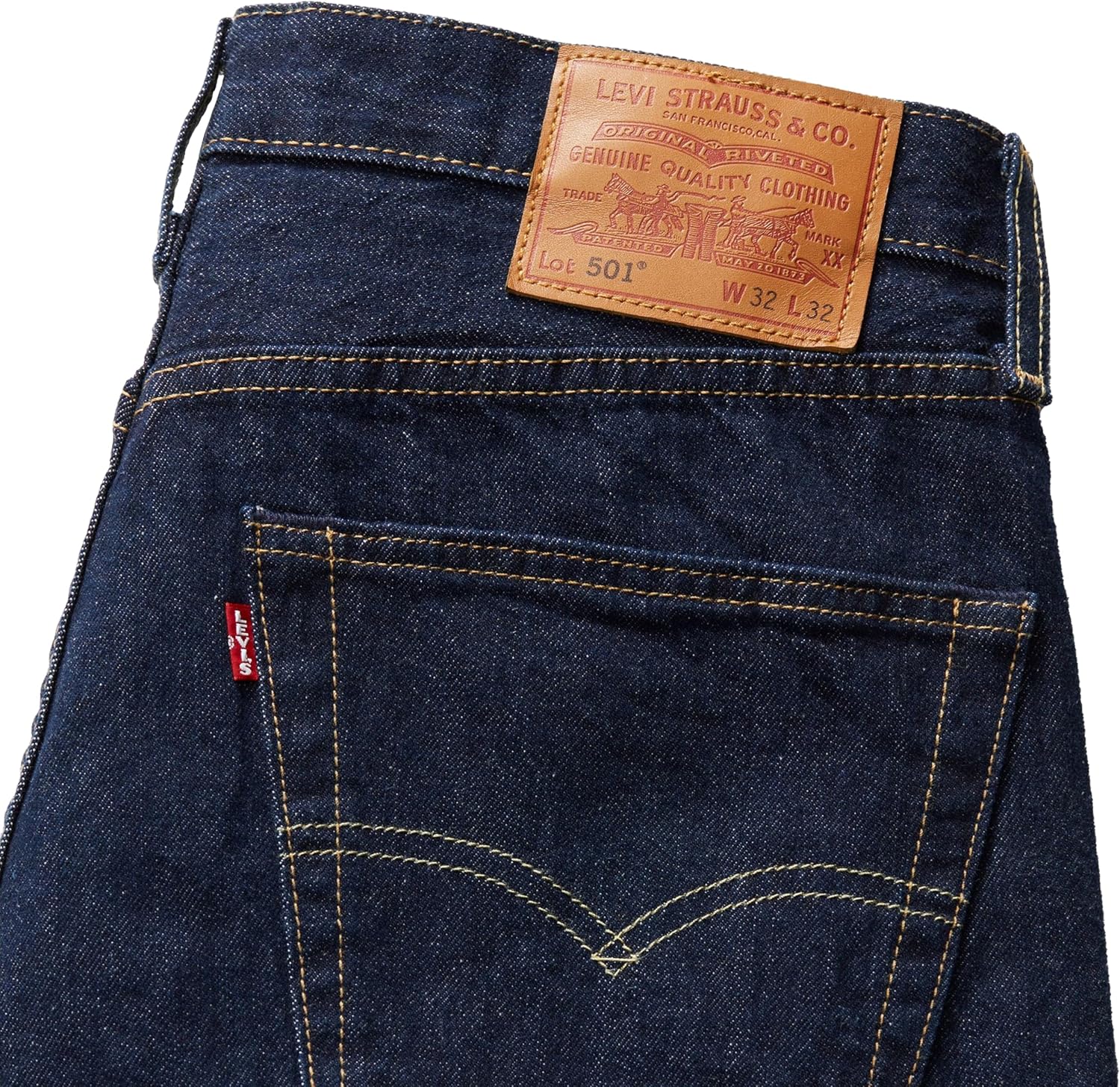 Thumbnail 3 de Levi's 501 Original Fit Jeans, One Wash, 36W/32L