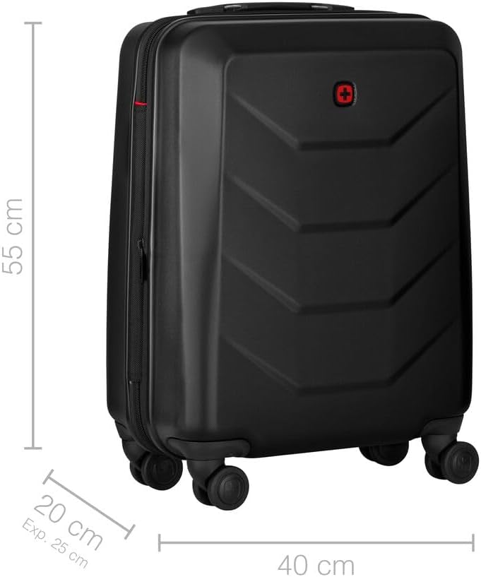 Thumbnail 1 de Wenger Prymo Carry-On Hard Side Case with 4 Wheels (612536) – 36 (43) L, Black