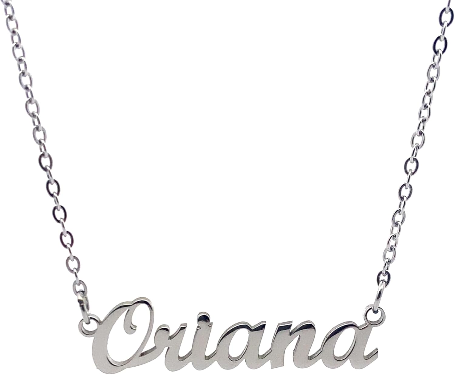 Thumbnail 5 de 10:10 Collana Donna Nome Personalizzato in Acciaio Inox Anallergico – elegante, leggera e regolabile