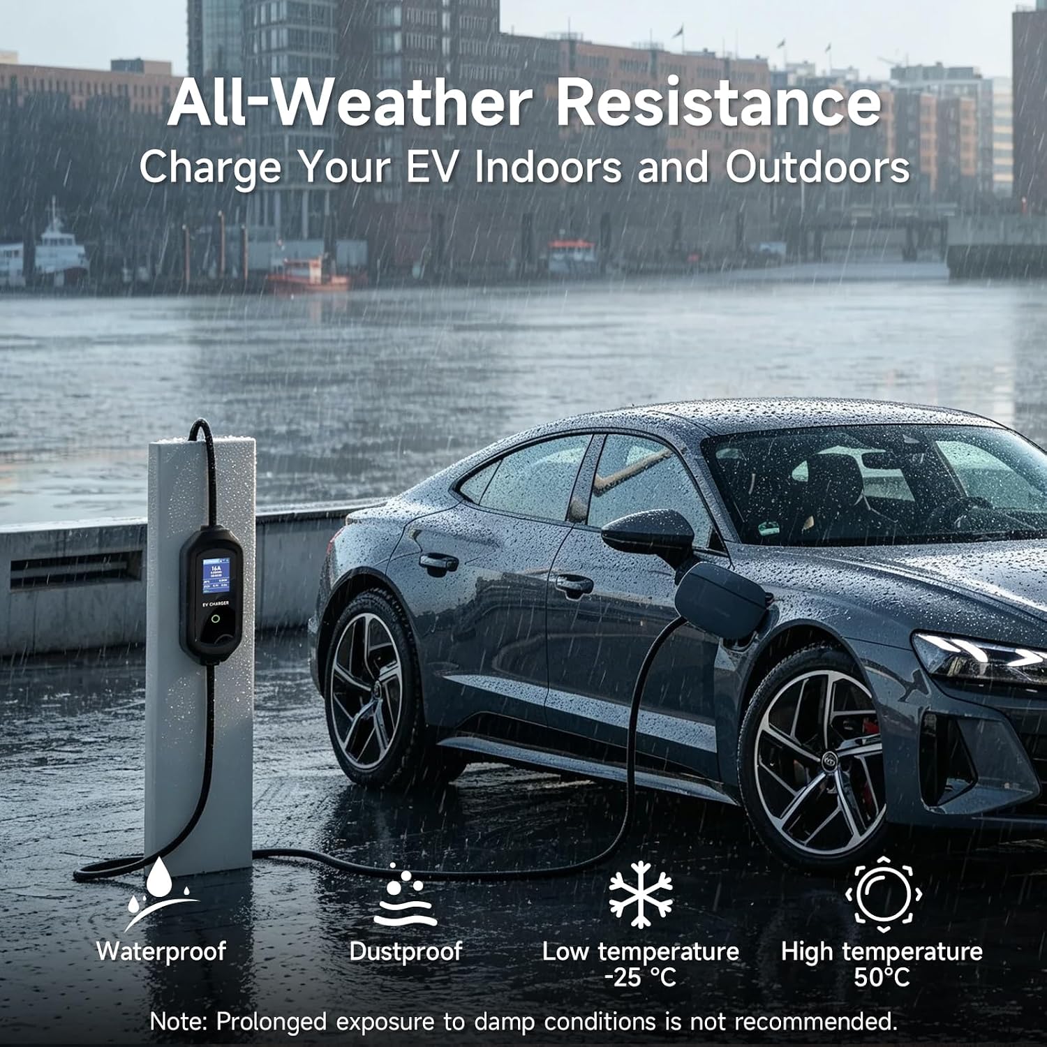 Thumbnail 3 de Cavo Ricarica Auto Elettrica Tipo 2 Schuko 10 m – 3,6 kW, 6–16 A, con Borsa