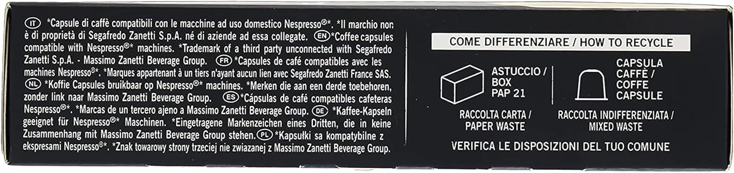 Thumbnail 4 de Segafredo Zanetti Cápsulas de Café Descafeinado ☕️ Nespresso