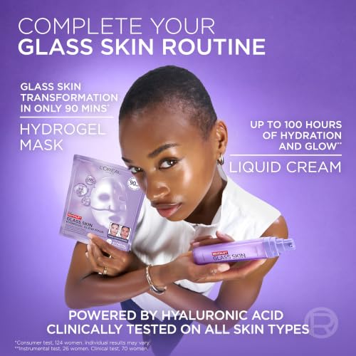 Thumbnail 7 de L'Oreal Paris Glass Skin Hydrogel Masks | Korean-Inspired, 4 Pcs
