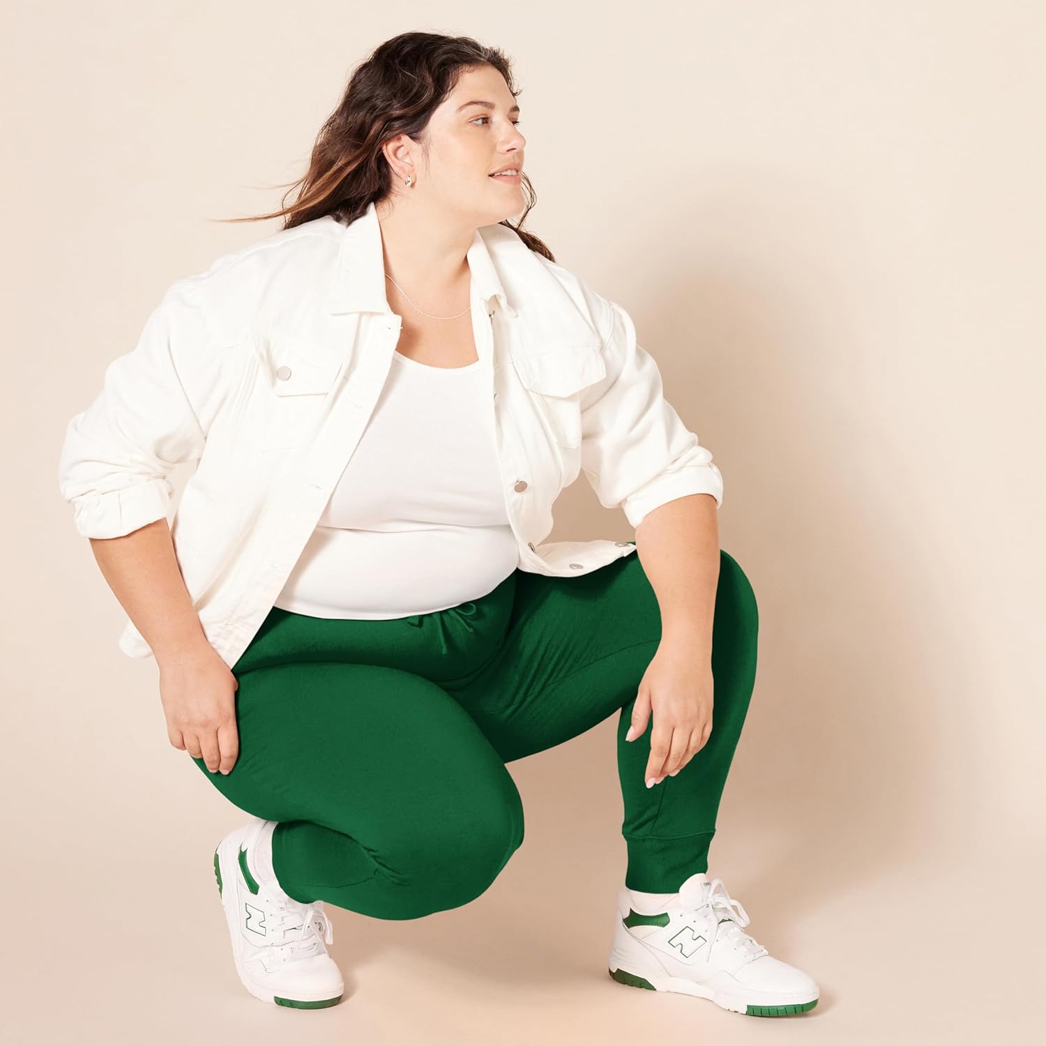 Thumbnail 6 de Amazon Essentials Women's Fleece Cuffed Jogging Bottoms (Available in Plus Size)