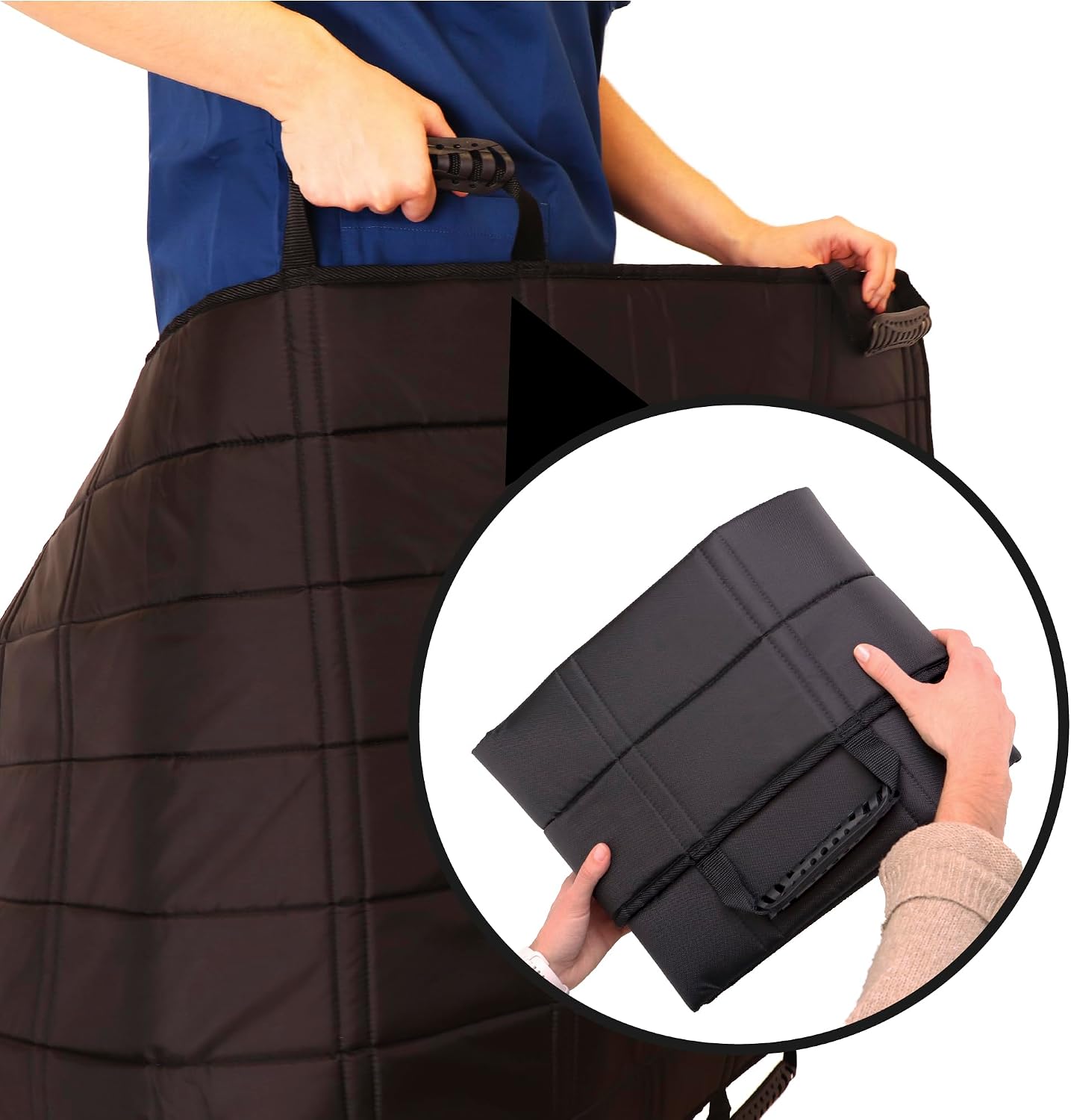 Detalle 2 de PEPE Mobility – arkusz transferowy 107 x 68 cm, 6 uchwytów, nylon, do 270 kg