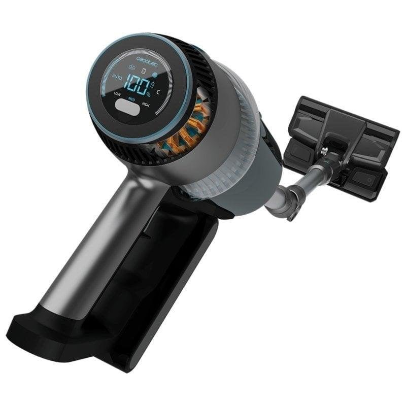 Detalle de Cecotec Conga Rockstar 9500 Connected Ergowet 3000 IA: aspiradora escoba sin cable 29.6V 680W