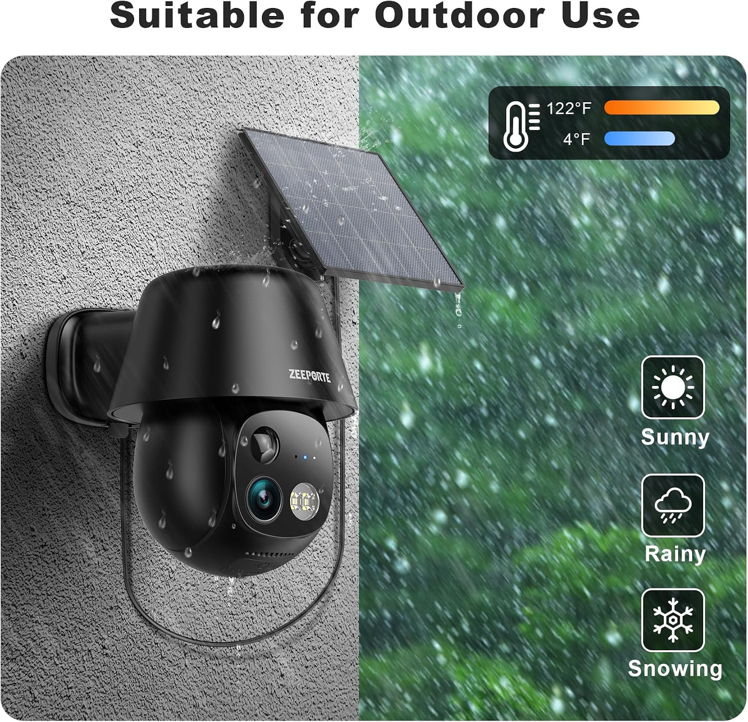 Thumbnail 5 de Solar Security Cameras 2K Pan/Tilt ⚙