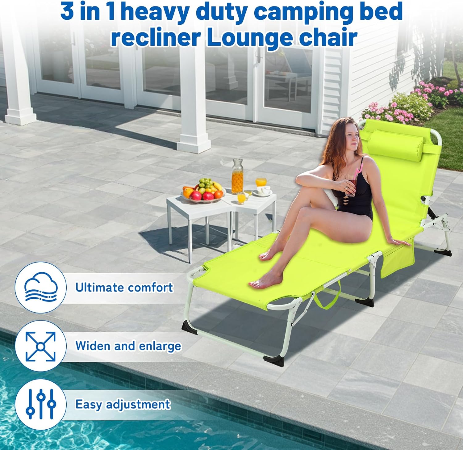 Detalle 2 de XMT 3-in-1 Tanning Chair 5-position reclining