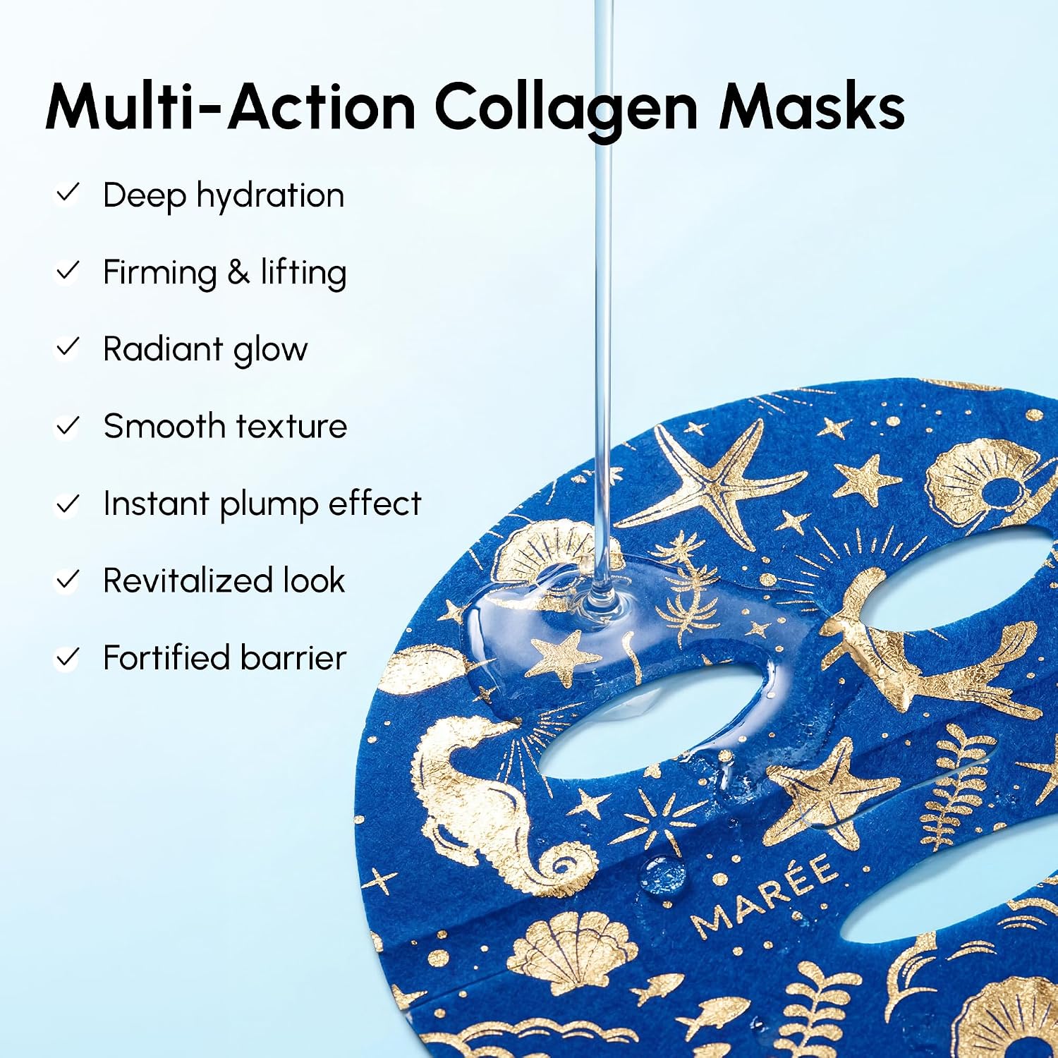 Thumbnail 2 de MAREE Collagen Mask with Hyaluronic Acid ⚙
