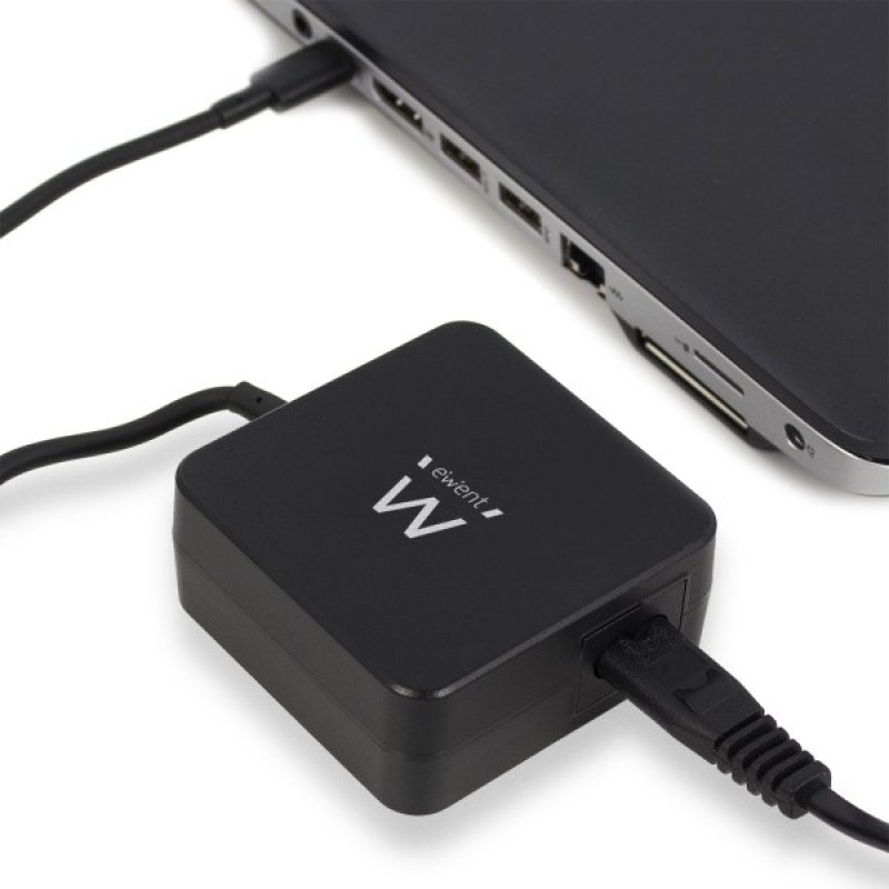 Thumbnail 1 de EWENT EW3980: Cargador USB-C de 65 W con PD y cable de 3 m para portátil de 15,6