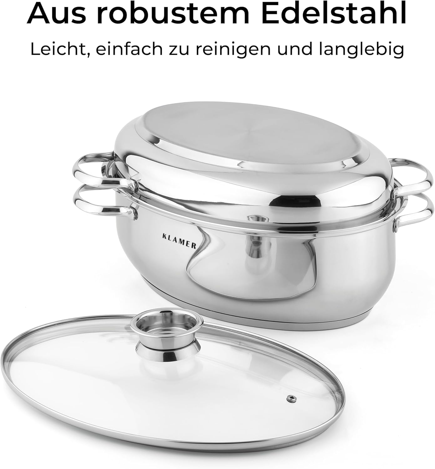 Thumbnail 2 de KLAMER Bräter mit 8,5 l Volumen