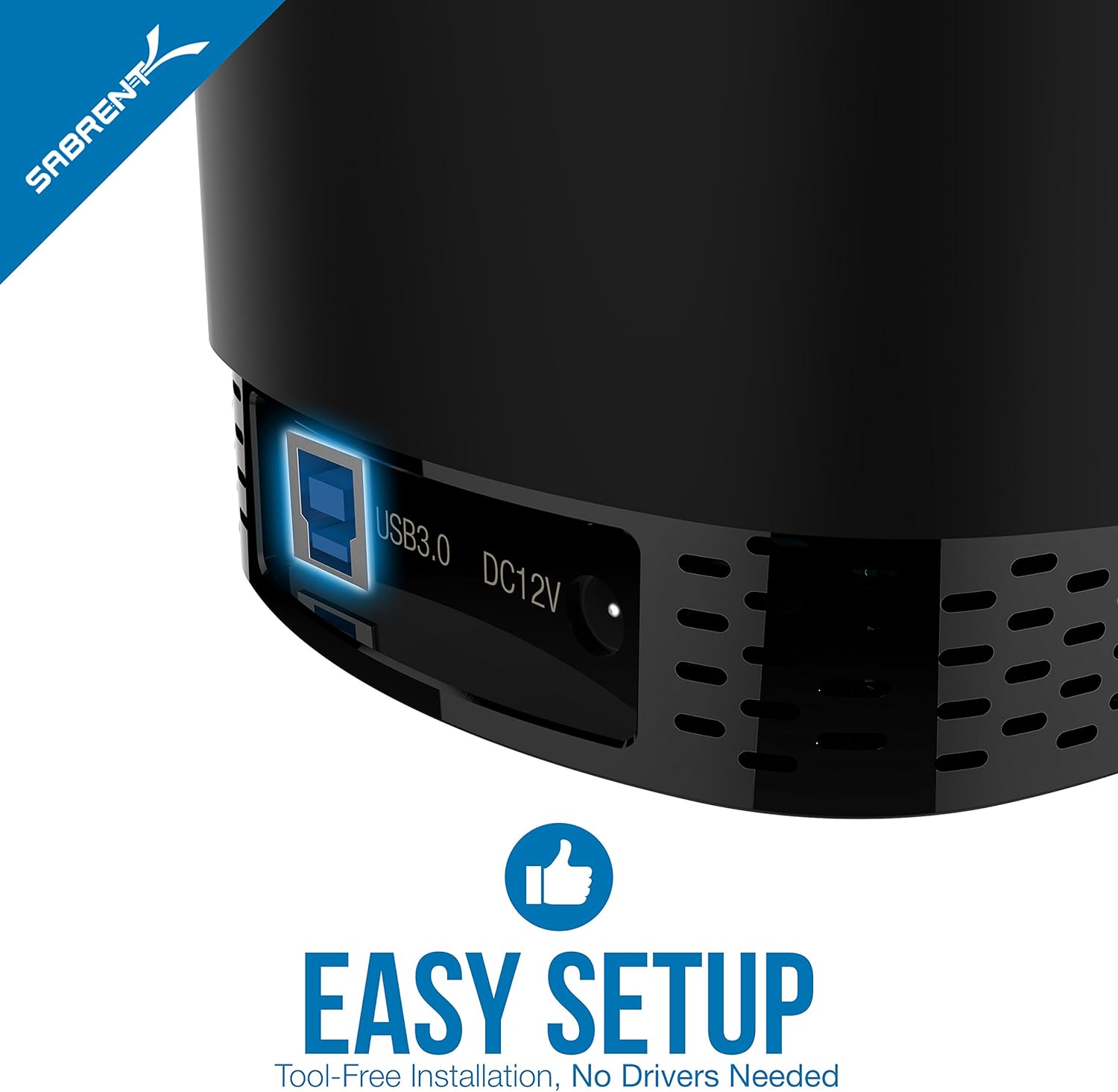 Detalle de SABRENT DS-4SSD 4 Bay SATA SSD dock