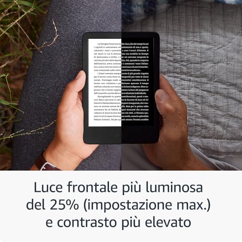 Thumbnail 1 de Amazon Kindle (Ultimo modello) - Il più leggero e compatto, schermo antiriflesso, illuminazione frontale regolabile, 16 GB, senza pubblicità