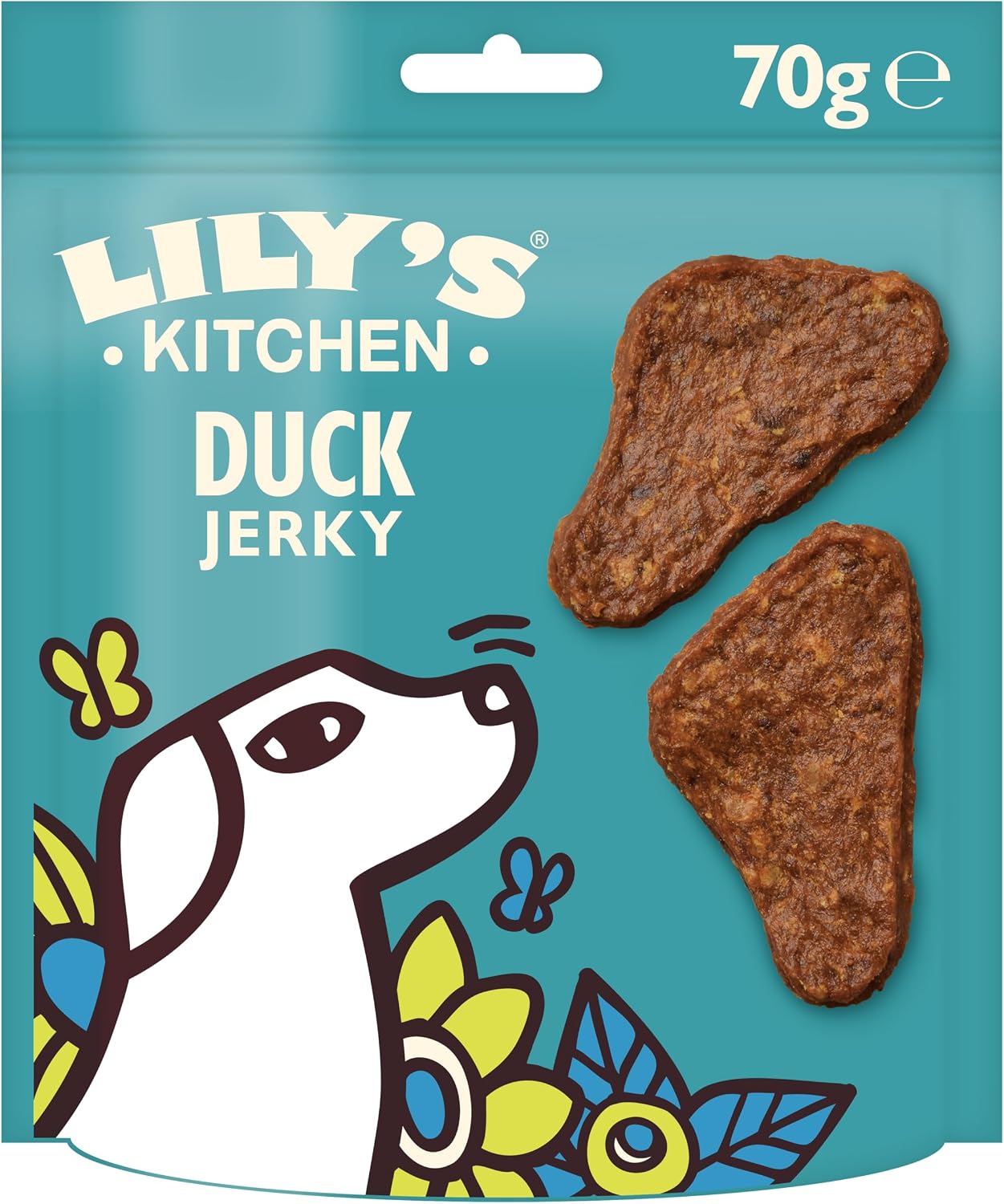 Detalle de Lily’s Kitchen Mini-Trockenfleisch 8×70 g für Hunde 🍖