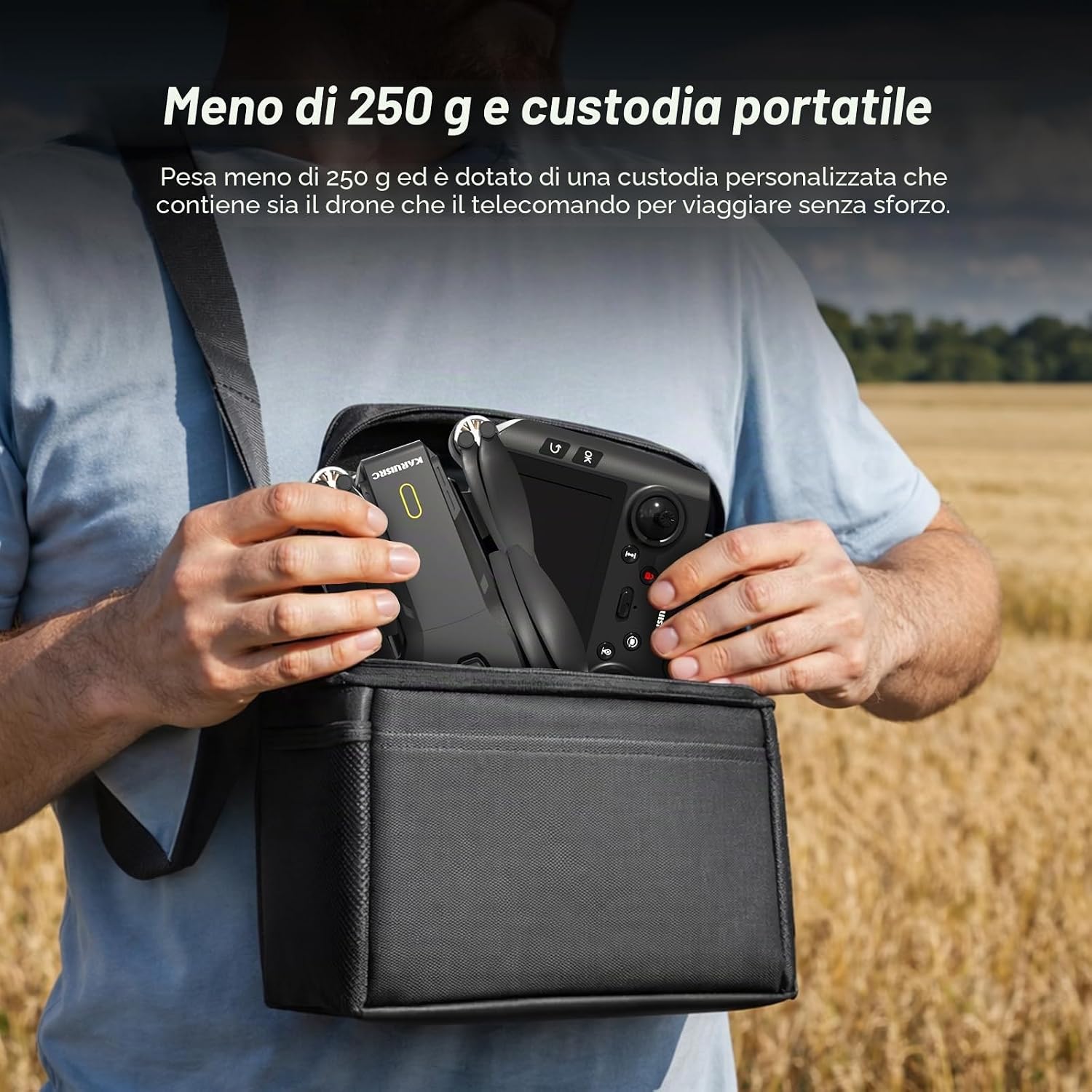 Detalle 2 de suangrc K600GPS con fotocamera 1080P e schermo FPV da 4,5