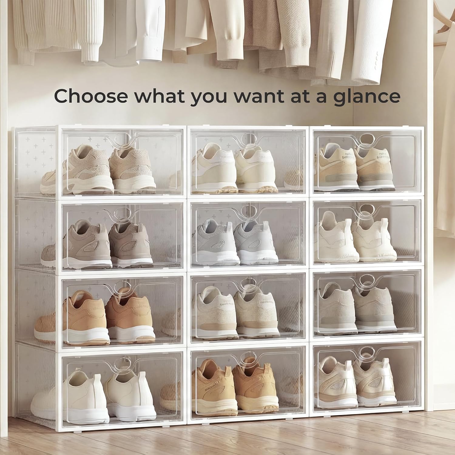 Detalle 1 de Pinkpum Shoe Storage Boxes, X-Large