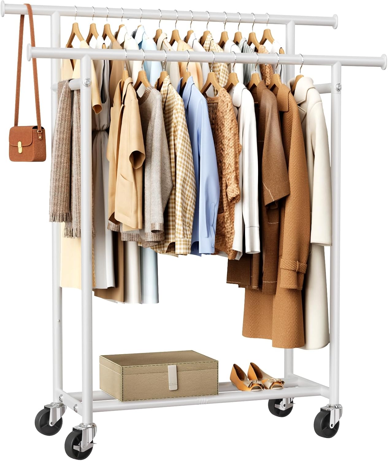 Detalle de HYSEYY Clothes Rack 240 lb Capacity