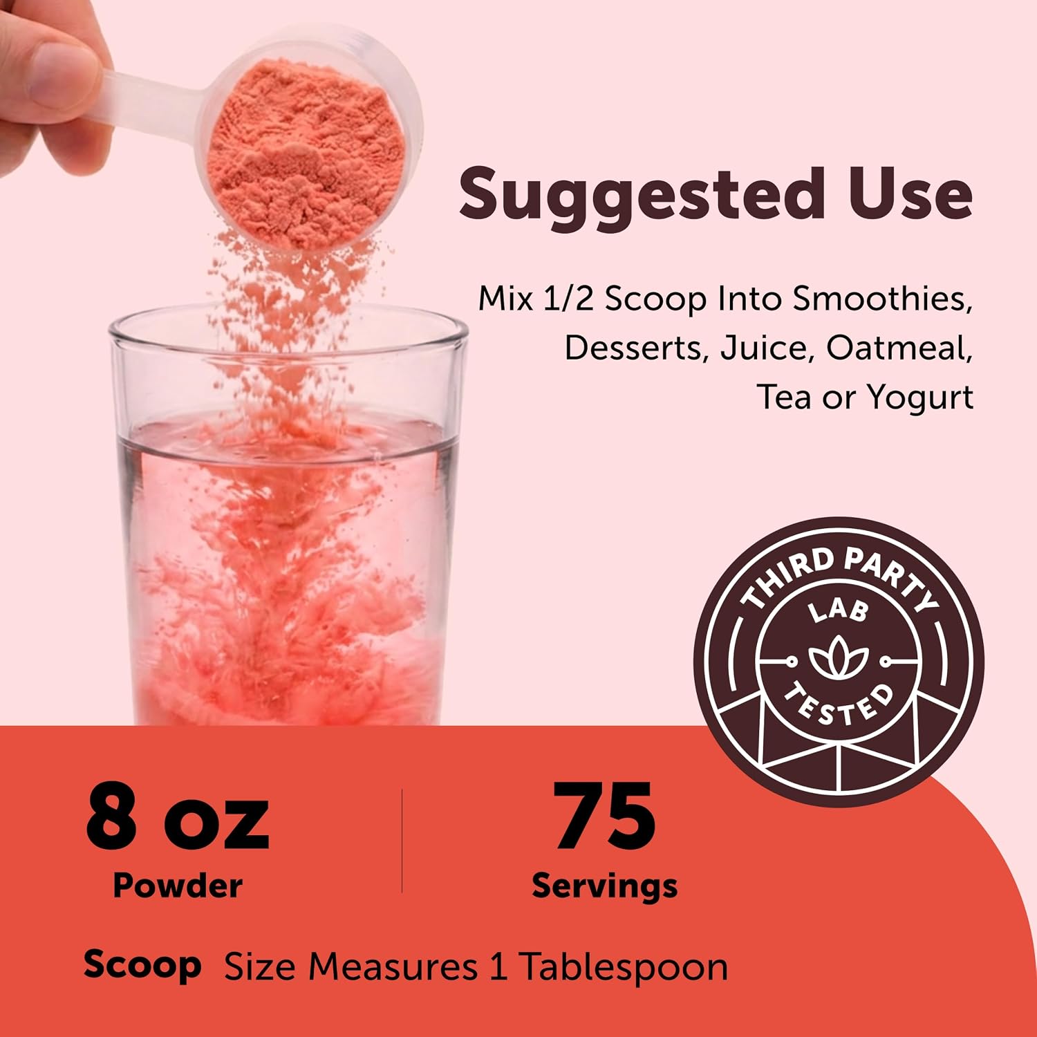 Thumbnail 3 de Micro Ingredients Strawberry Powder 8 oz
