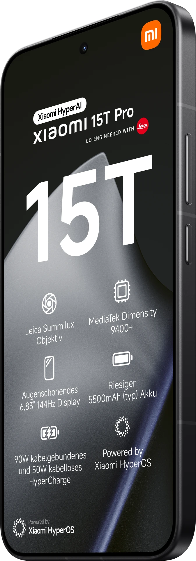 Thumbnail 10 de Xiaomi 15T Pro 512 GB Schwarz 5G Smartphone