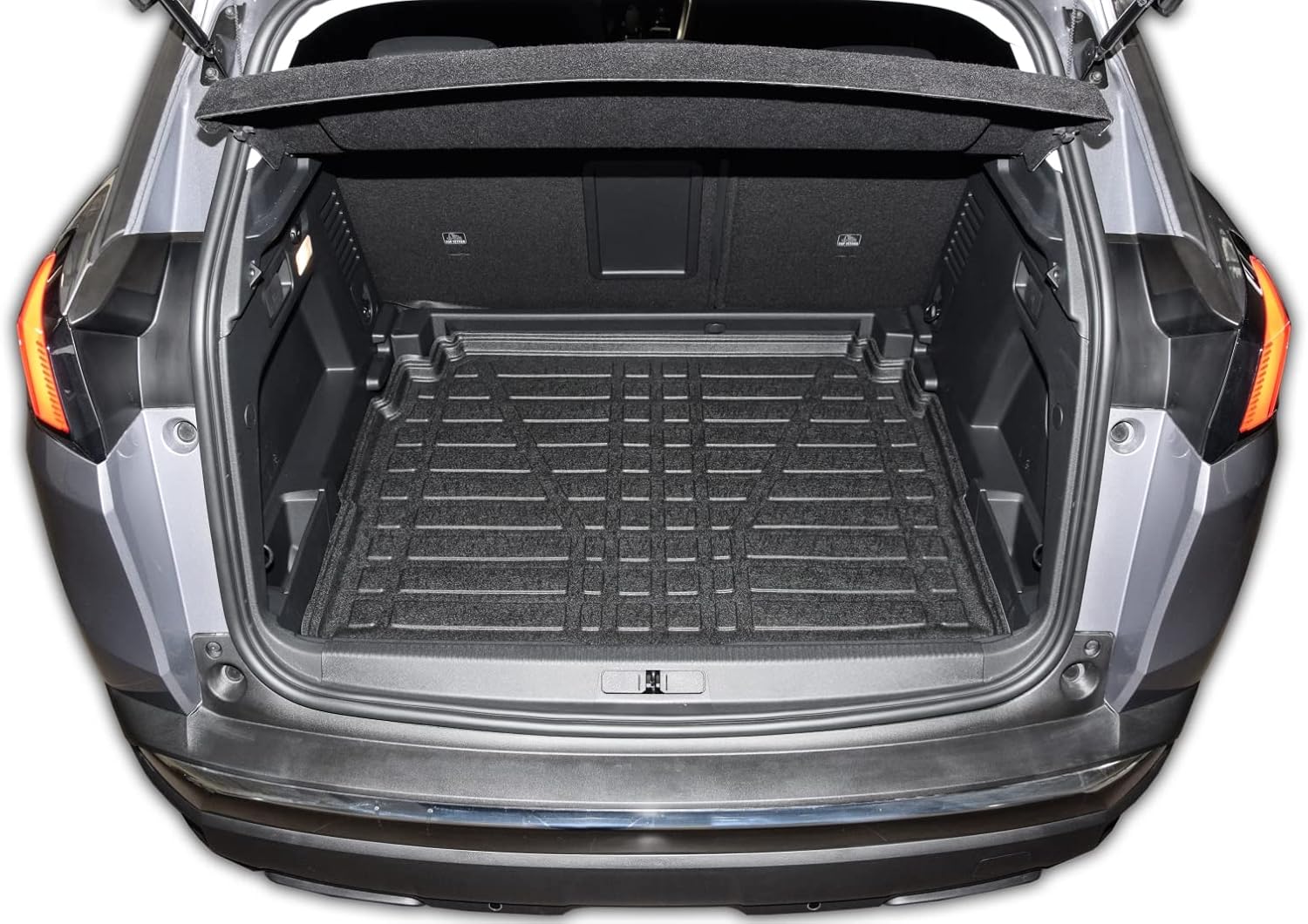 Detalle de J&J AUTOMOTIVE mata do bagażnika do 3008 od 2017 r., TPE, czarna