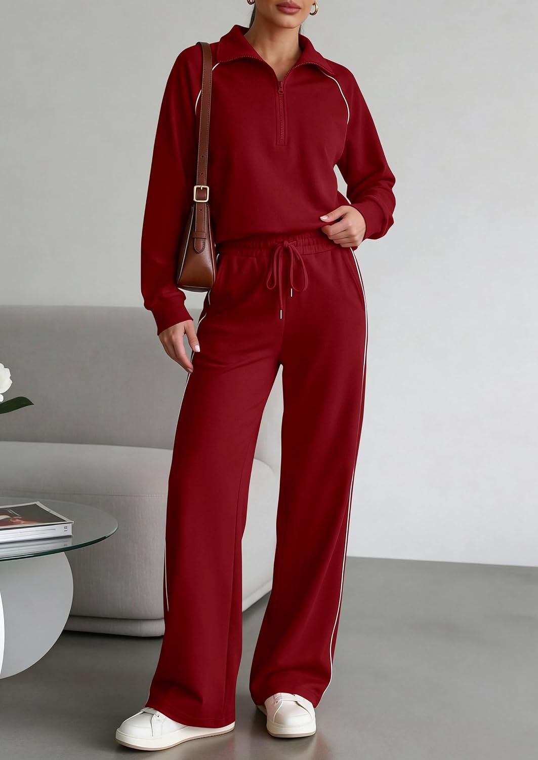 Detalle 2 de PRETTYGARDEN Two-Piece Women's Tracksuit set