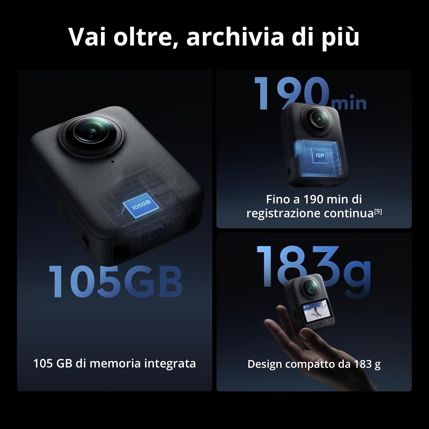 Thumbnail 5 de DJI Osmo 360 Combo Standard Fotocamera 360