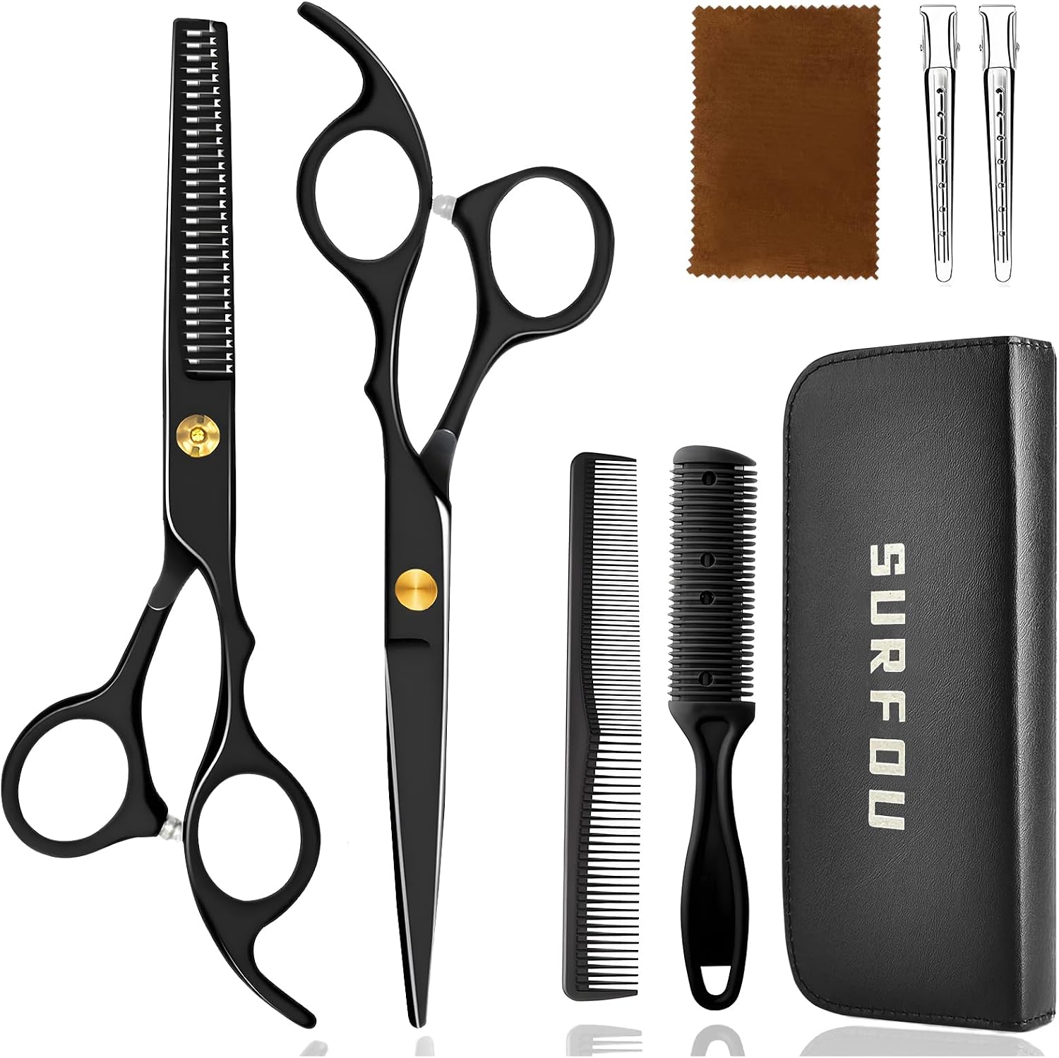 Detalle de SURFOU Friseurscheren Set 6,7 Zoll Haarschneideset