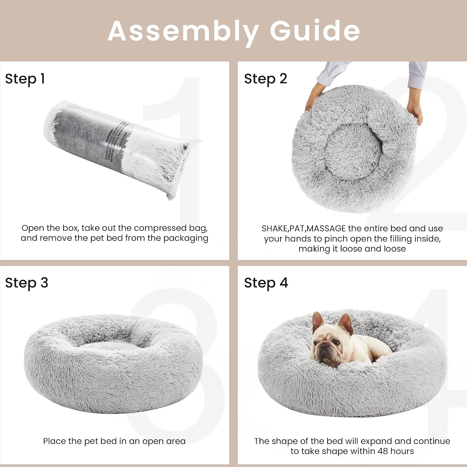 Detalle 1 de Love's cabin Cat Bed 20-inch