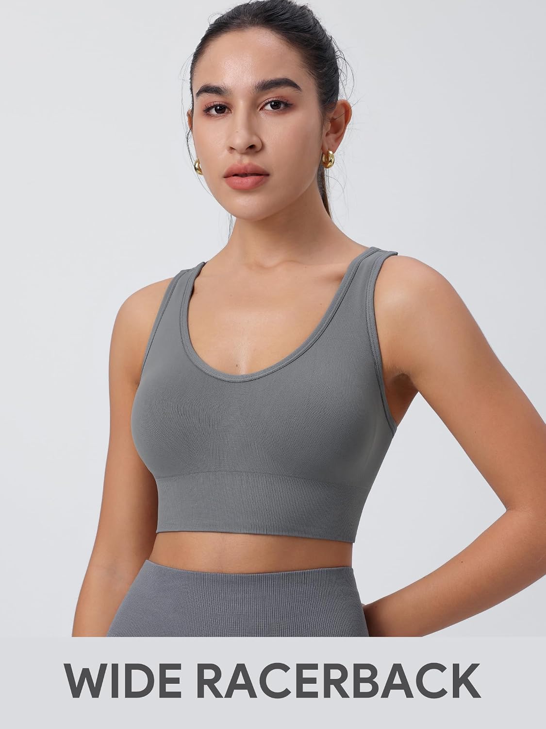 Detalle 2 de HBselect Sport BH Damen Sport-BH mit Crisscross