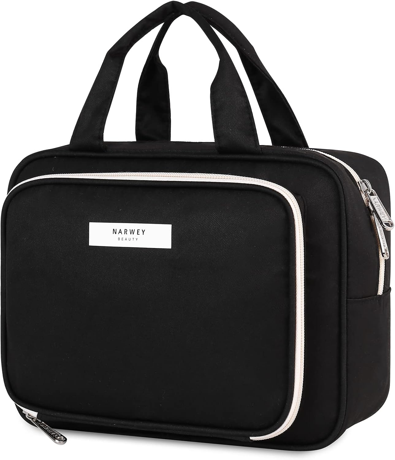Detalle 2 de Narwey Full Size Toiletry Bag Large Wash Bag Travel Organizer in Purple Stripe