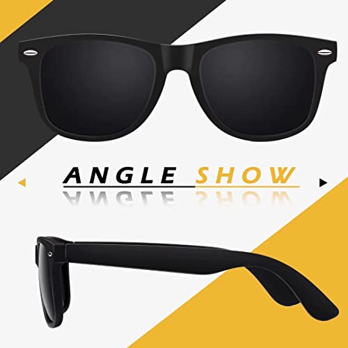 Detalle de LINVO Polarised Sunglasses – UV400 HD Polarised 80's Retro Shades