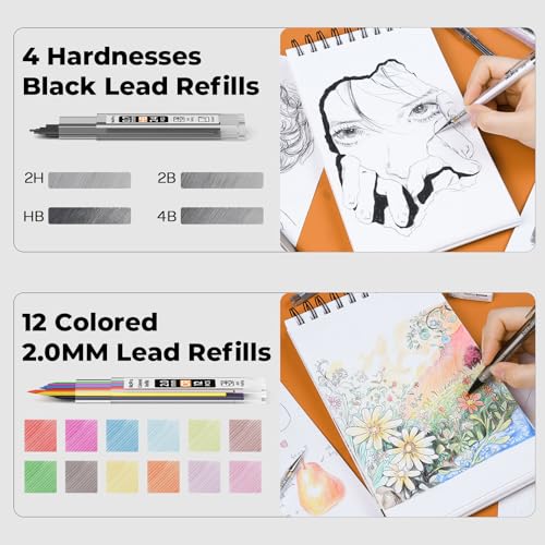 Thumbnail 3 de Nicpro portamine 6 pezzi con custodia e ricariche ✏️