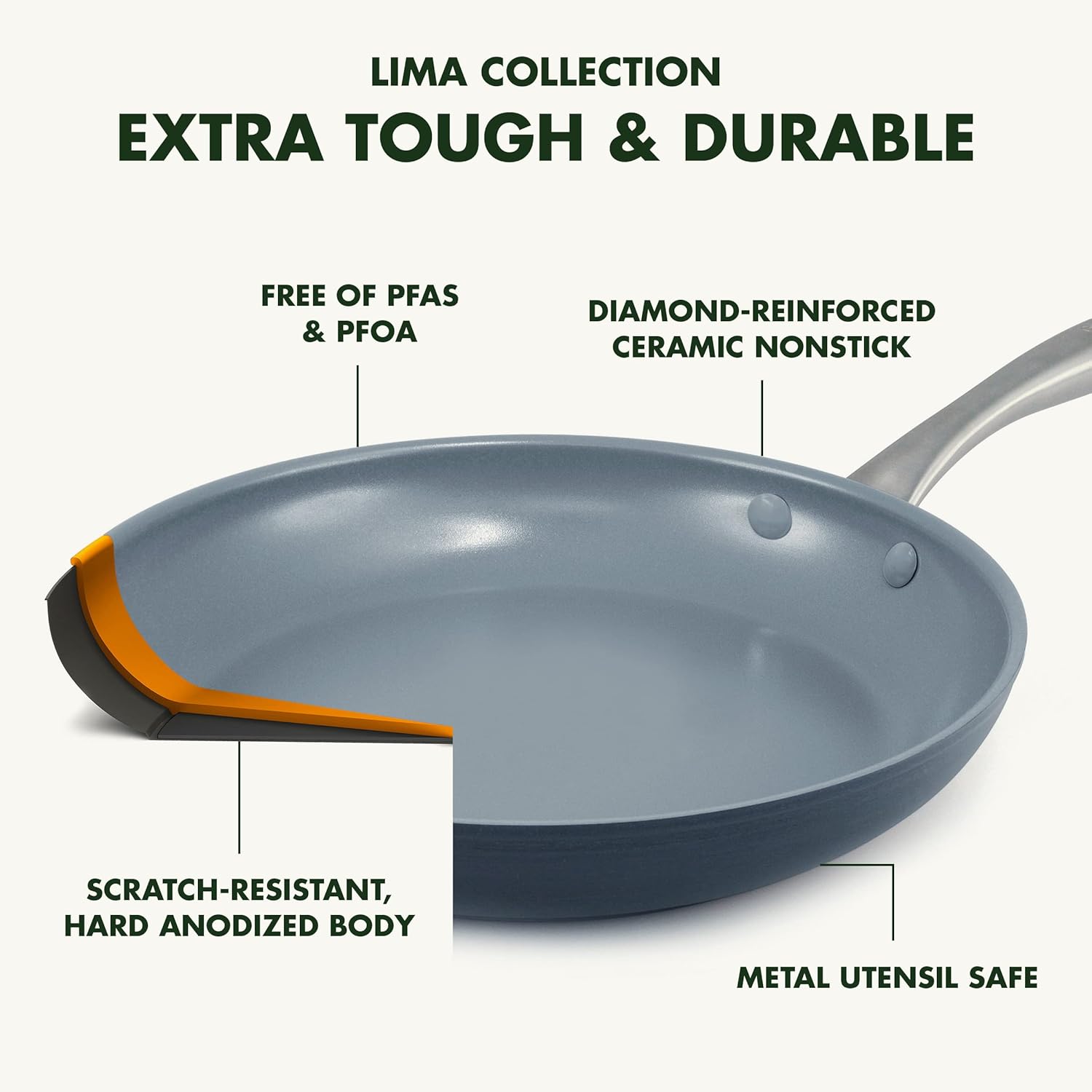 Thumbnail 2 de GreenPan Lima 5.2QT nonstick stock pot 🍲